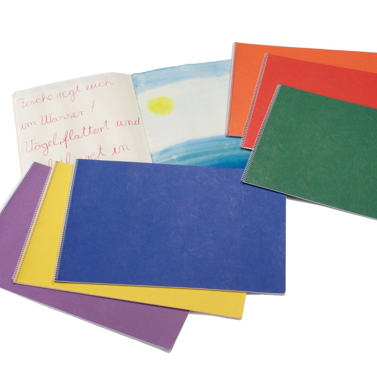 MLB 32x48cm Landscape Format Spiral Pack of 10 - Blue image