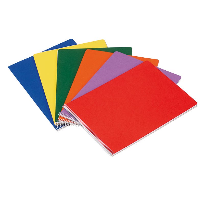 MLB 32x24cm Landscape Format Spiral Hard Back Cover Pack of 10 - Yellow image