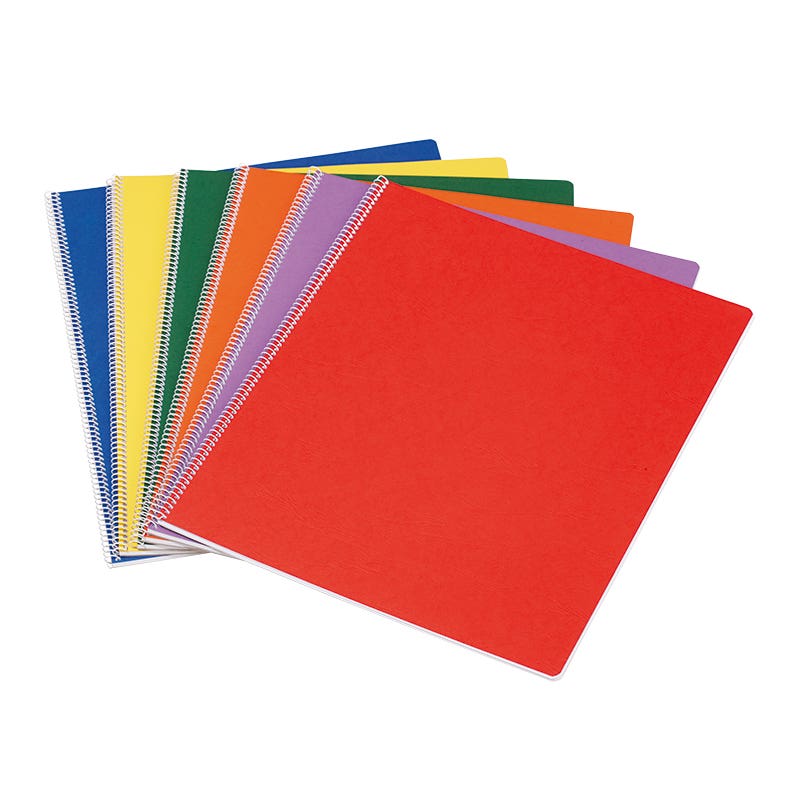 MLB 32x38cm Portrait Format Spiral Hard Back Cover Pack of 10 - Red image