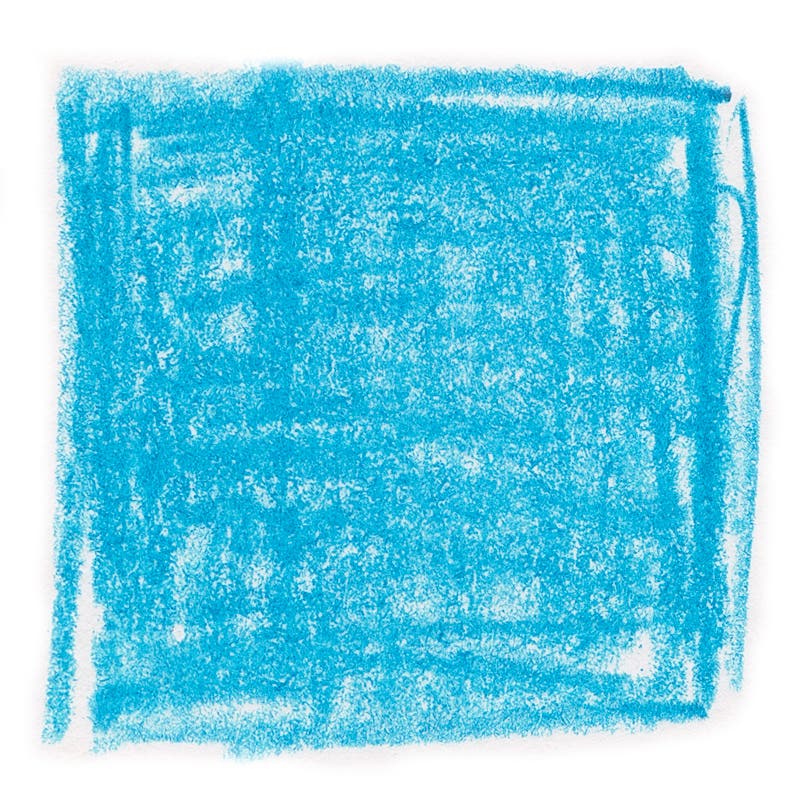 Yorik Colour Pencils Hexagonal Box of 12 - Sky Blue image