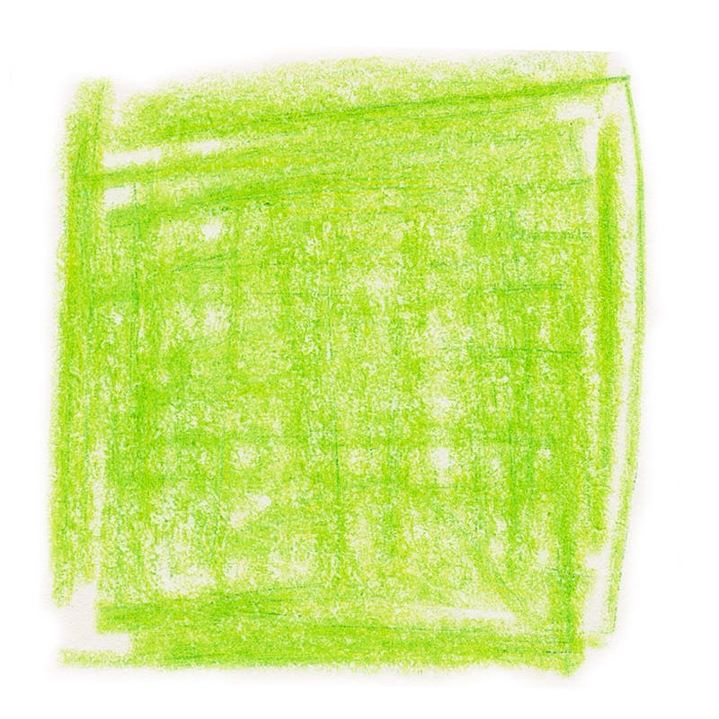 Yorik Colour Pencils Triangular Box of 12 - Spring Green image