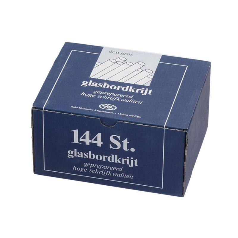Blackboard Chalk 144 Pieces - White image