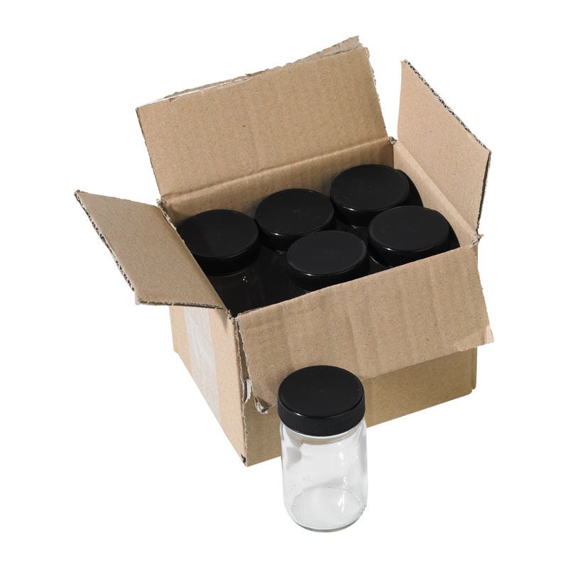 Paint Jars w/ Lid 100 ml - 6 Pieces image