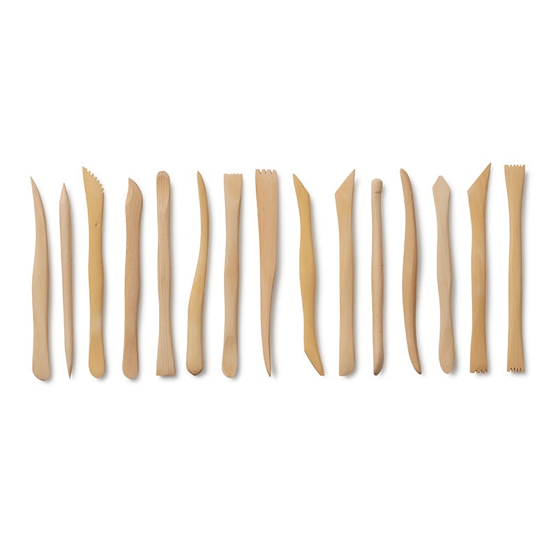 Modelling Spatulas Set - 20 cm 15 Pieces image