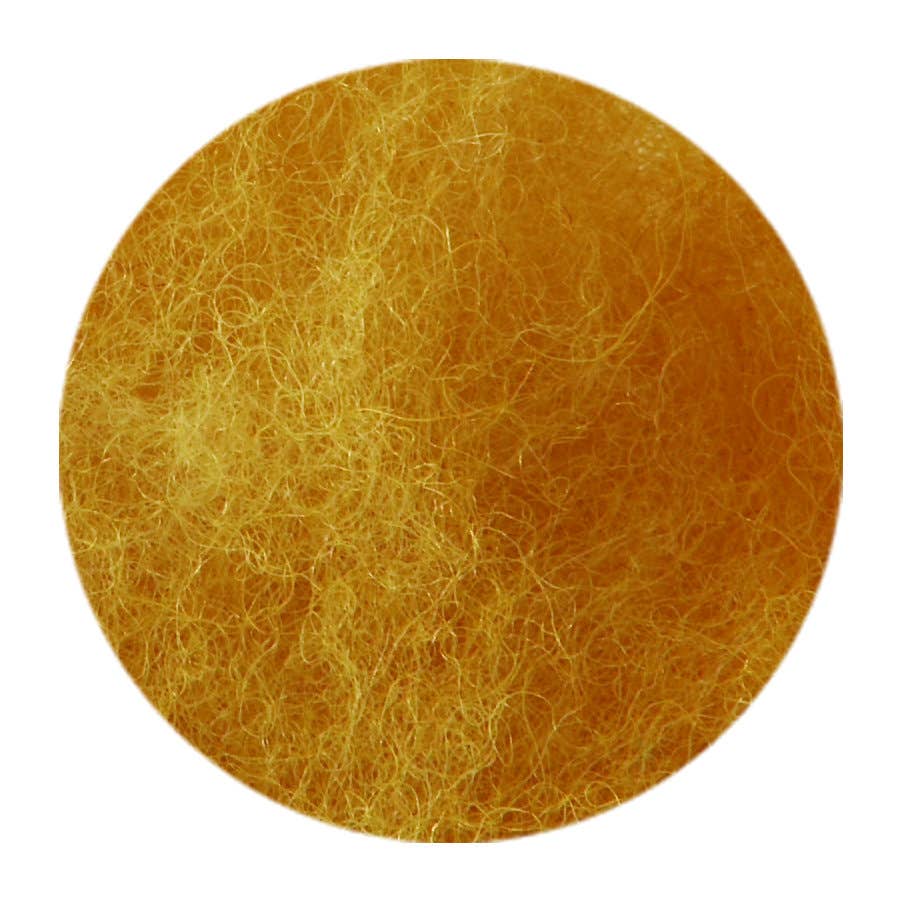 Filges Felting Wool Plant-dyed - Gold Yellow image