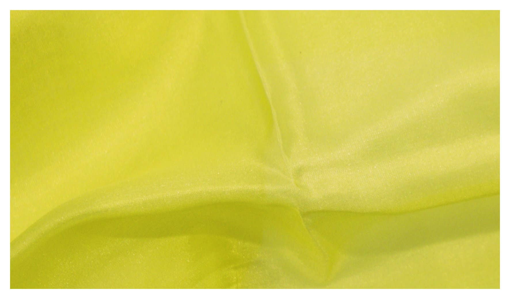 Filges Plant-dyed Hemmed Silk 92x92 cm - Lemon Yellow image