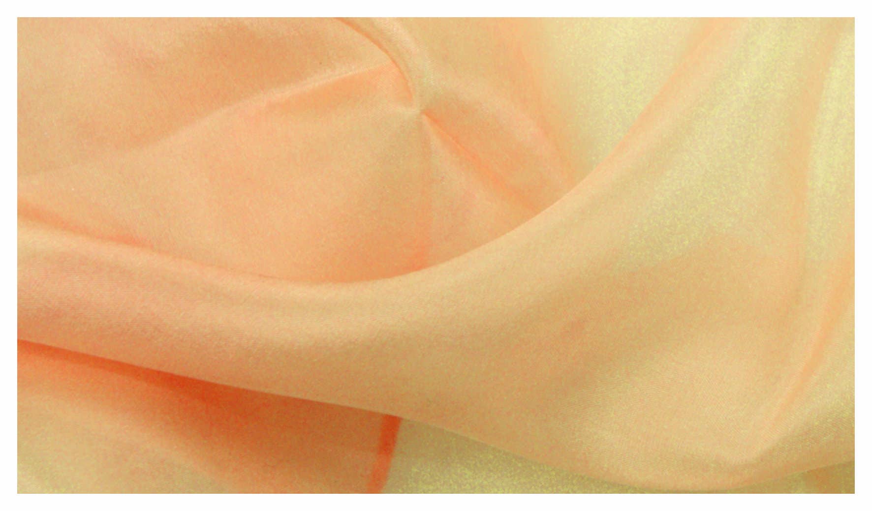 Filges Plant-dyed Hemmed Silk 92x92 cm - Apricot image