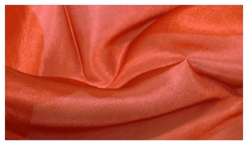 Filges Plant-dyed Hemmed Silk 92x203 cm - Autumn Orange image