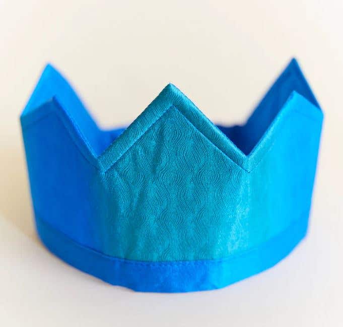 Sarah's Silks Reversible Silk Crown - Ocean image
