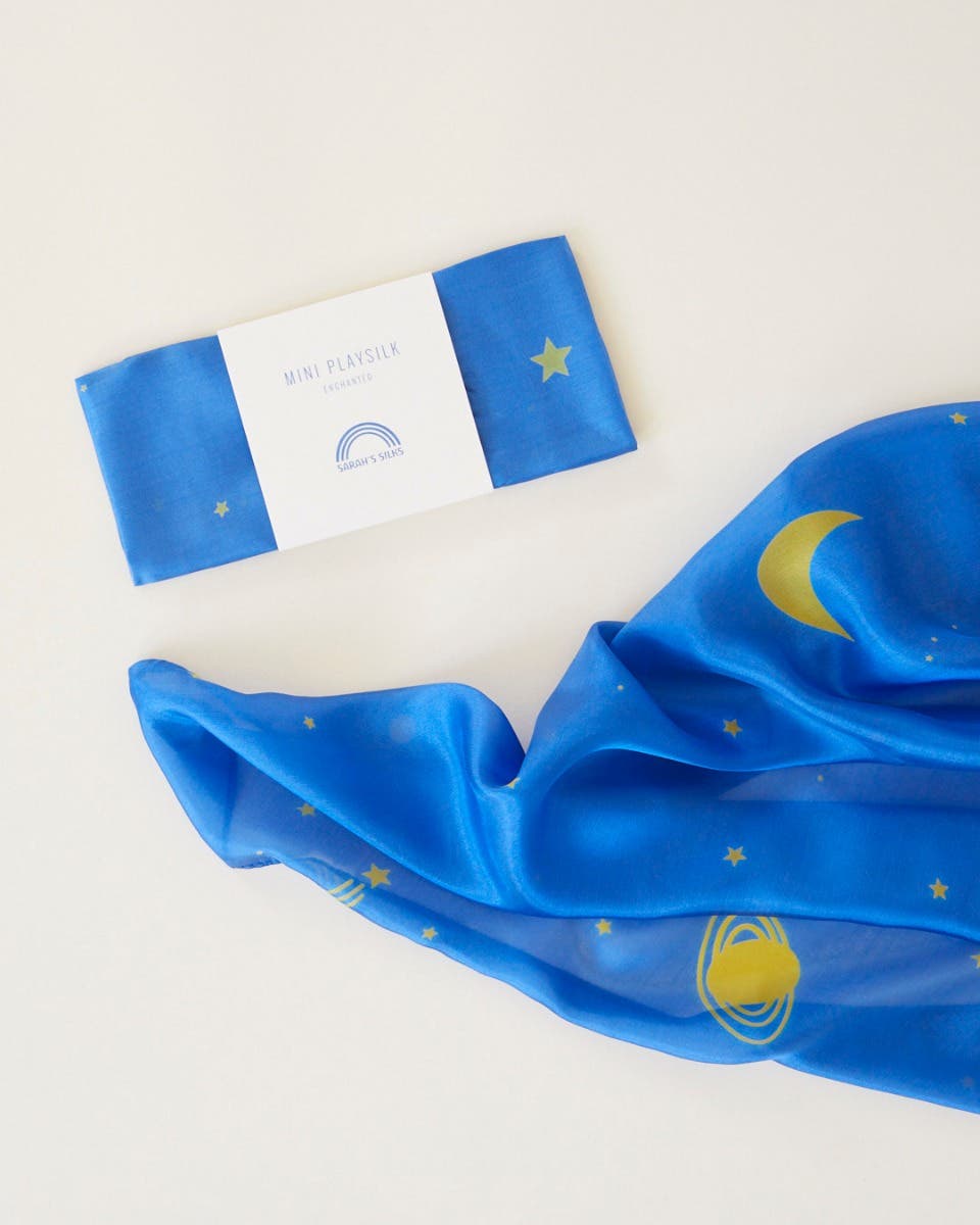 Sarah’s Silks Playsilks 53x53cm - starry night image