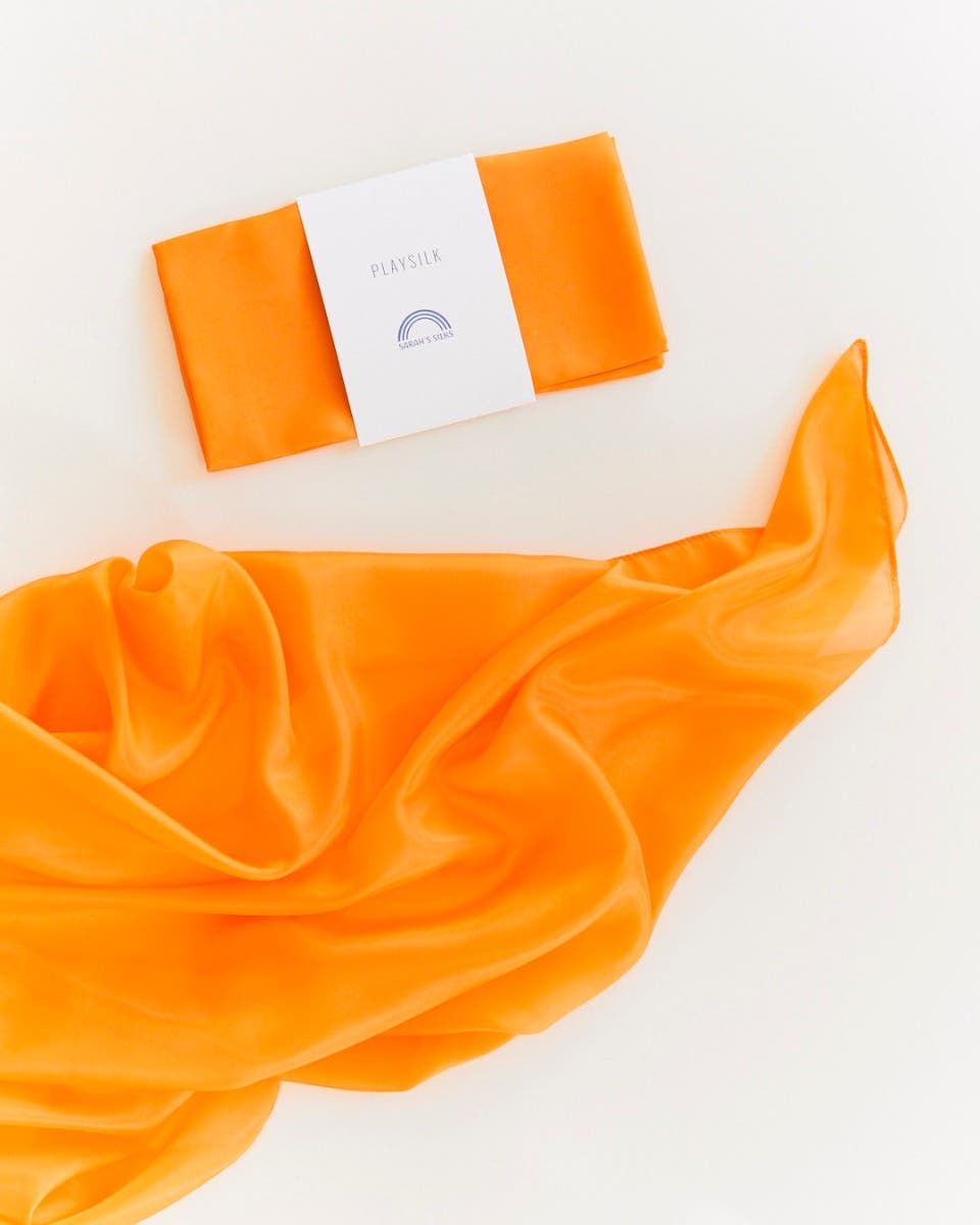 Sarah’s Silks Playsilks 53x53cm - orange image