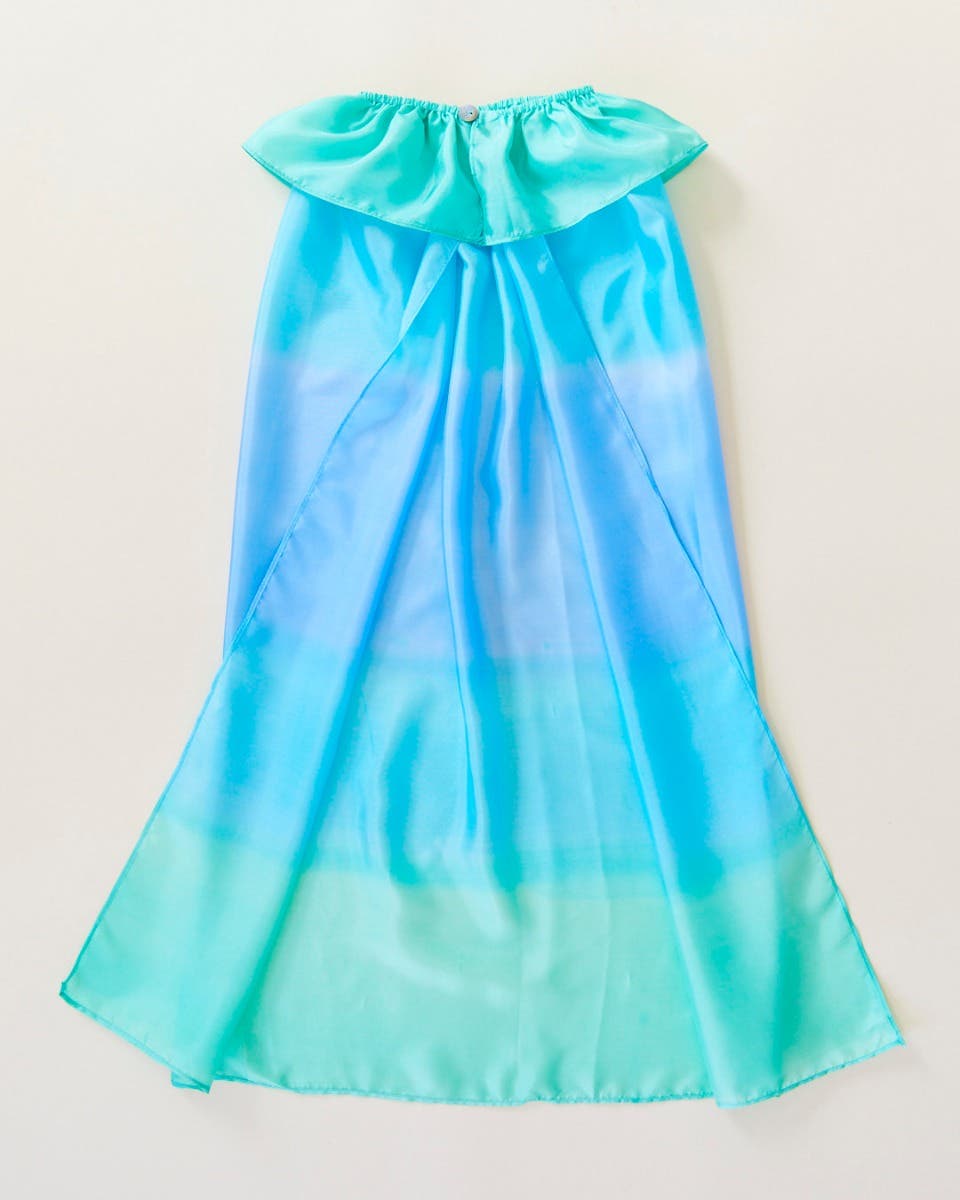 Sarah's Silks Cape - Turquoise/Blue image