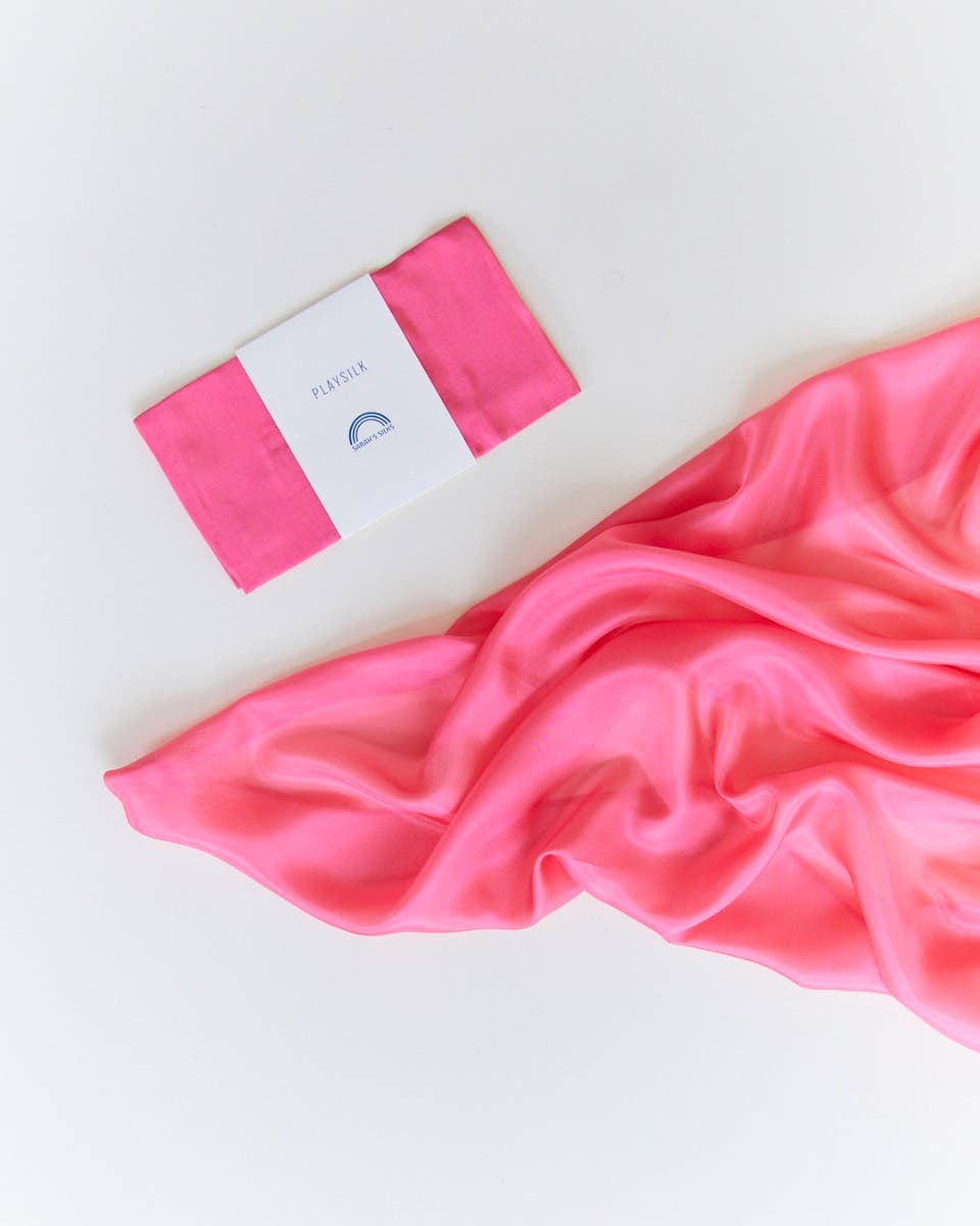 Sarah's Silks Playsilks Mini 53x53 cm - Rose image