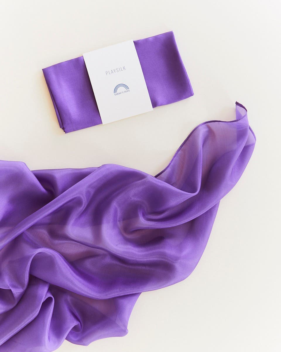 Sarah's Silks Playsilks Mini 53x53 cm - Purple image