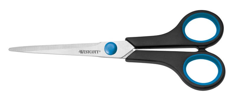 School scissors - softgrip - 18 cm image