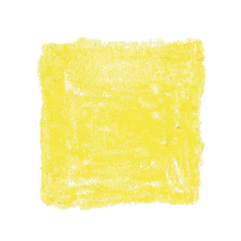 Stockmar Wax Block Crayons Box of 12 - Mid Yellow image