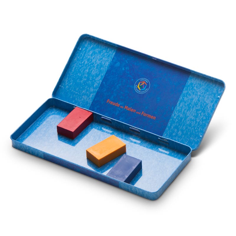 Stockmar Empty Tin for 16 Wax Crayon Blocks image