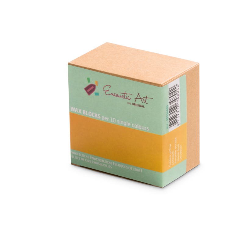 Encaustic Art 10x1 Wax Block - Golden yellow image