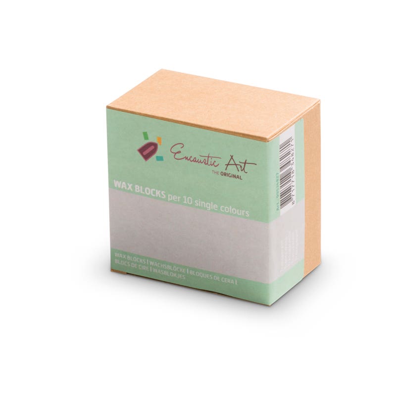 Encaustic Art 10x1 Wax Block - Transparent image