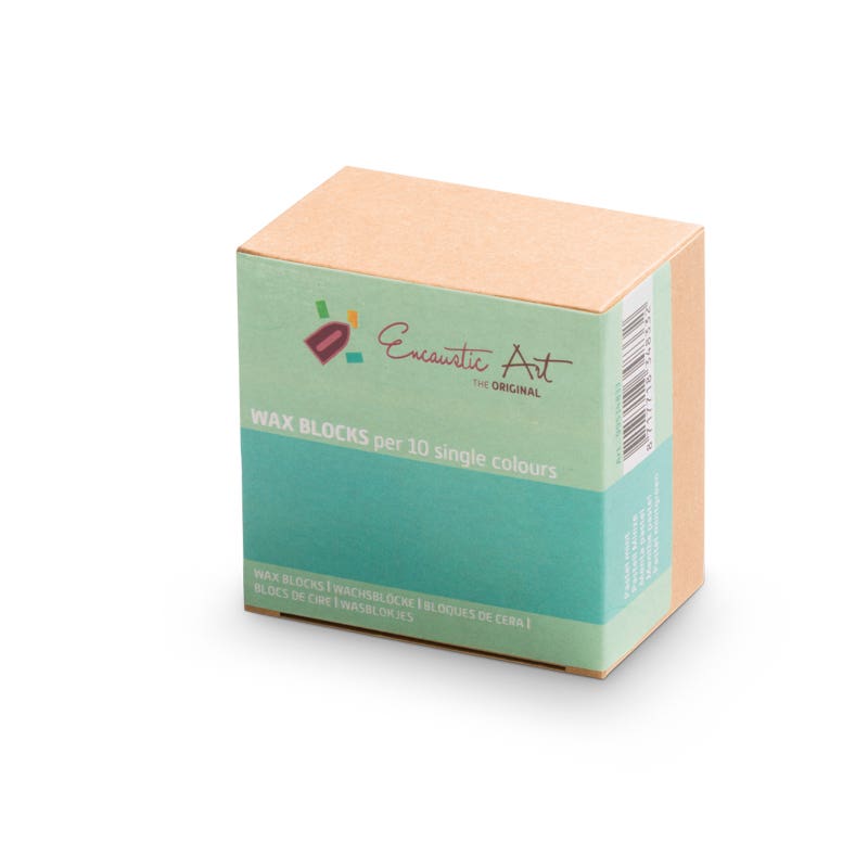 Encaustic Art 10x1 Wax Block - Pastel mint image