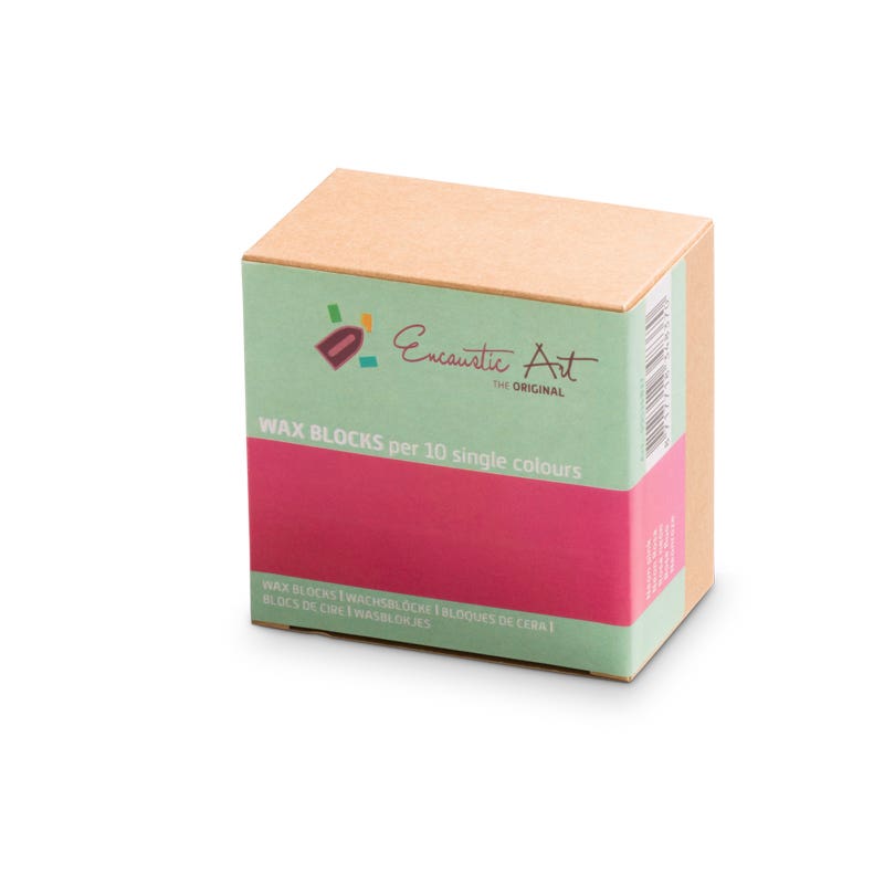 Encaustic Art 10x1 Wax Block - Neon pink image