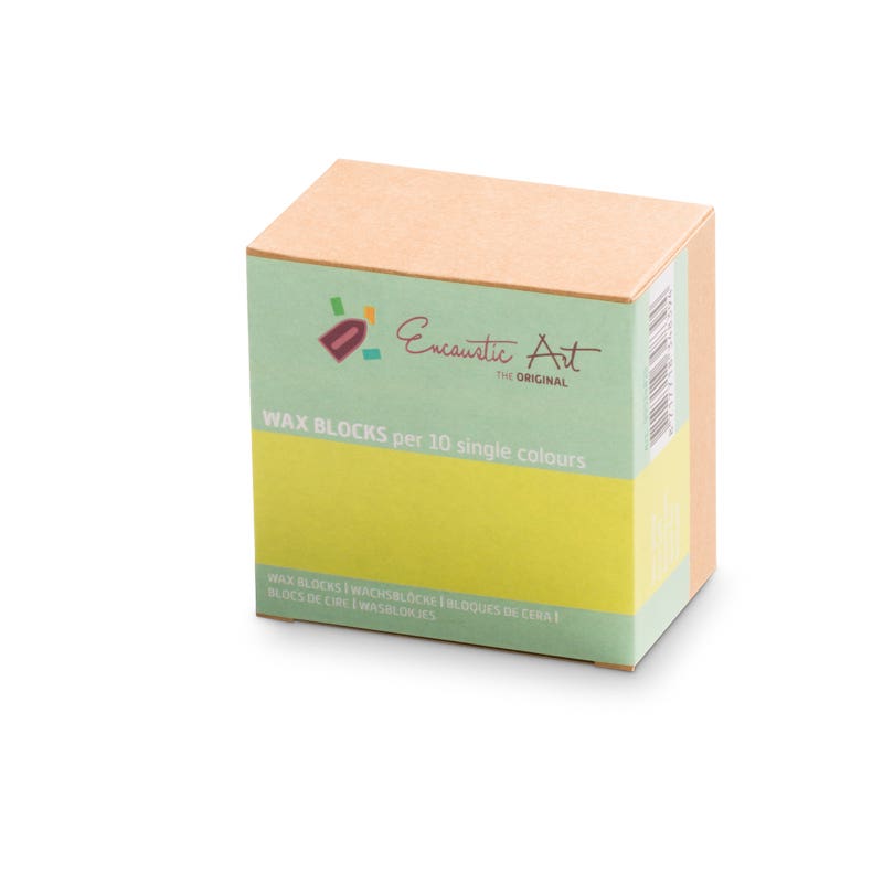 Encaustic Art 10x1 Wax Block - Neon yellow image