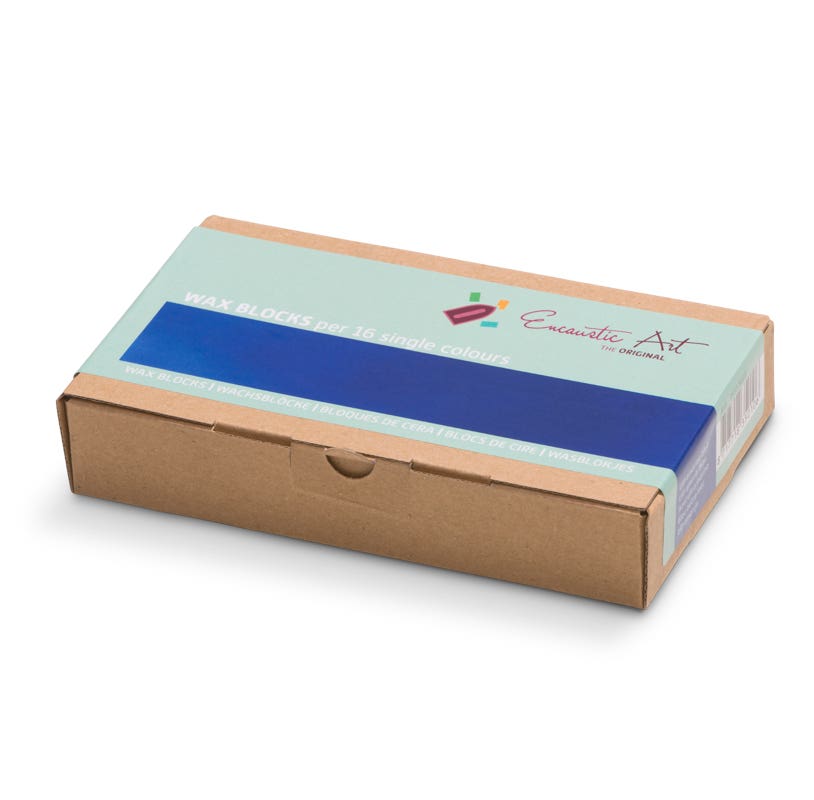 Encaustic Art Wax Blocks 16 pcs - Ultramarine image