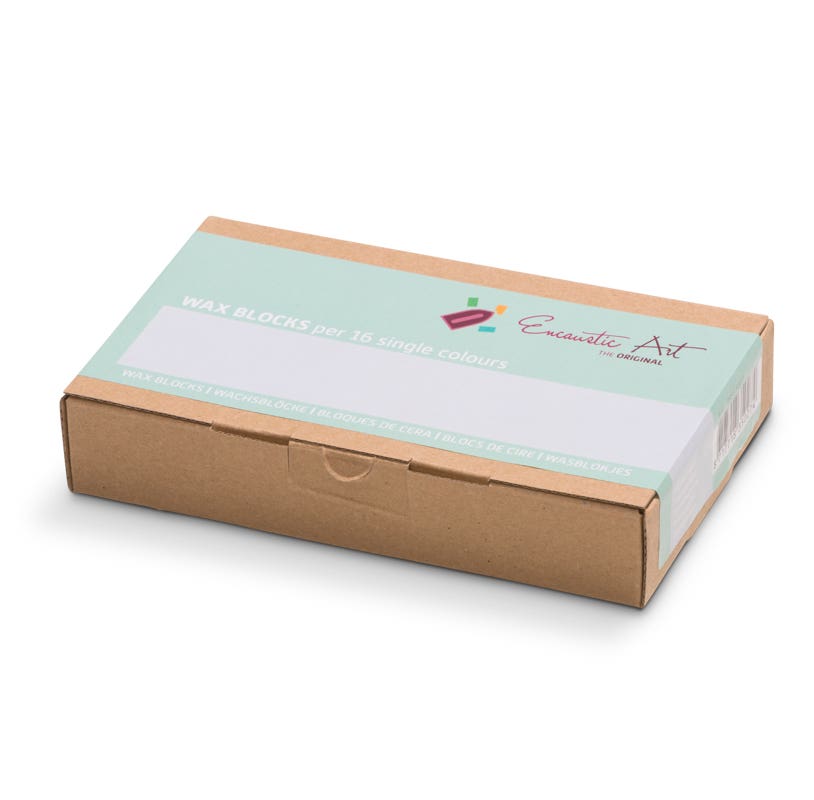 Encaustic Art Wax Blocks 16 pcs - Clearwax image