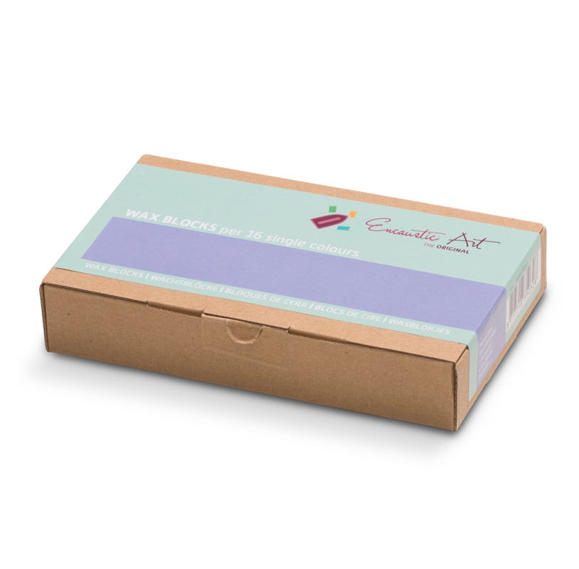 Encaustic Art Wax Blocks 16 pcs - Pastel lilac image