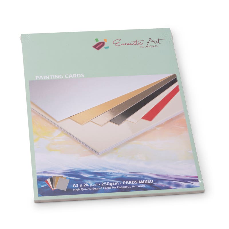 Encaustic Art Painting Cards A3 - Cards Mixed image