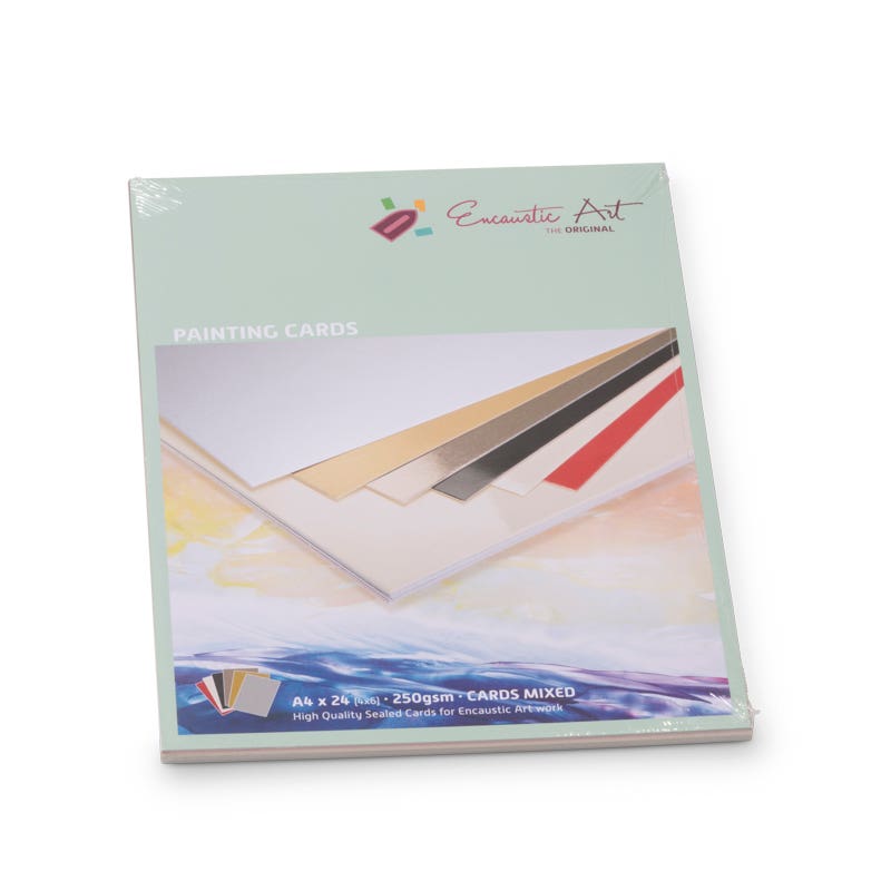 Encaustic Art Painting Cards A4 - Cards Mixed image