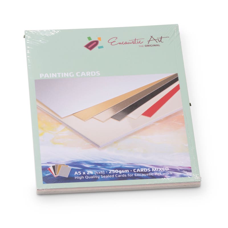 Encaustic Art Painting Cards A5 - Cards Mixed image