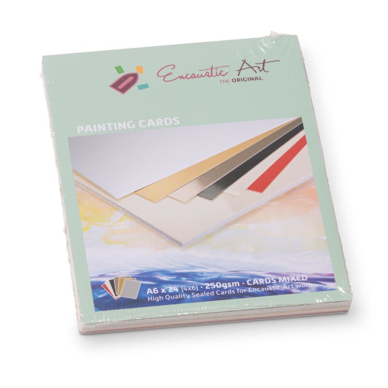 Encaustic Art Painting Cards A6 - Cards Mixed image