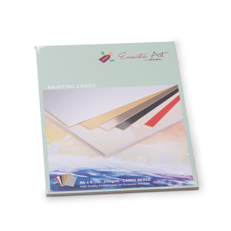 Enc. Art Painting Cards A4 -Cards Mixed A4 - 6 pcs image