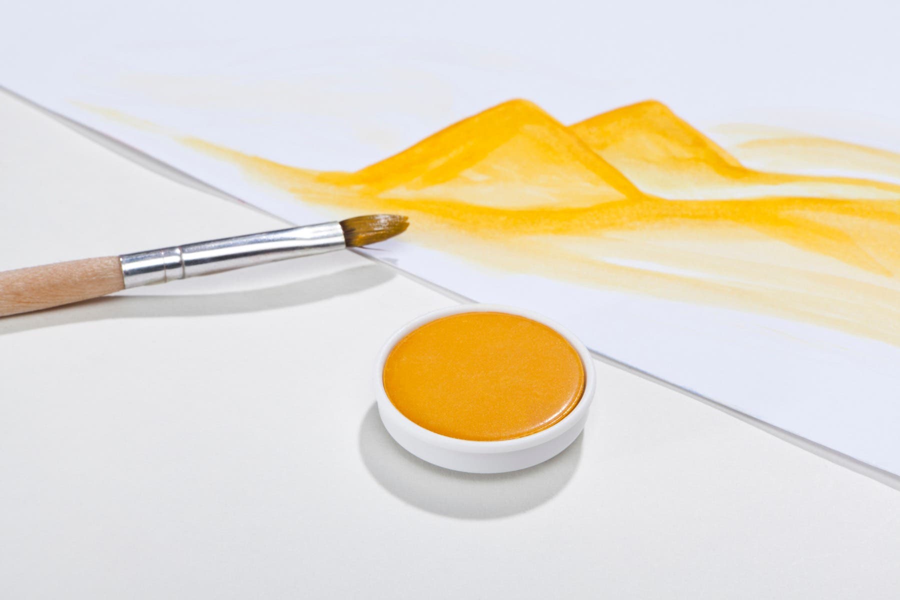 Stockmar Opaque colourbox Replacement colour 10 Pieces - Gold Yellow image