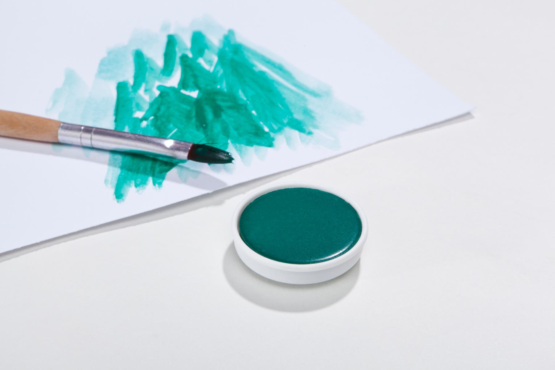 Stockmar Opaque colourbox Replacement colour 10 Pieces - Blue Green image