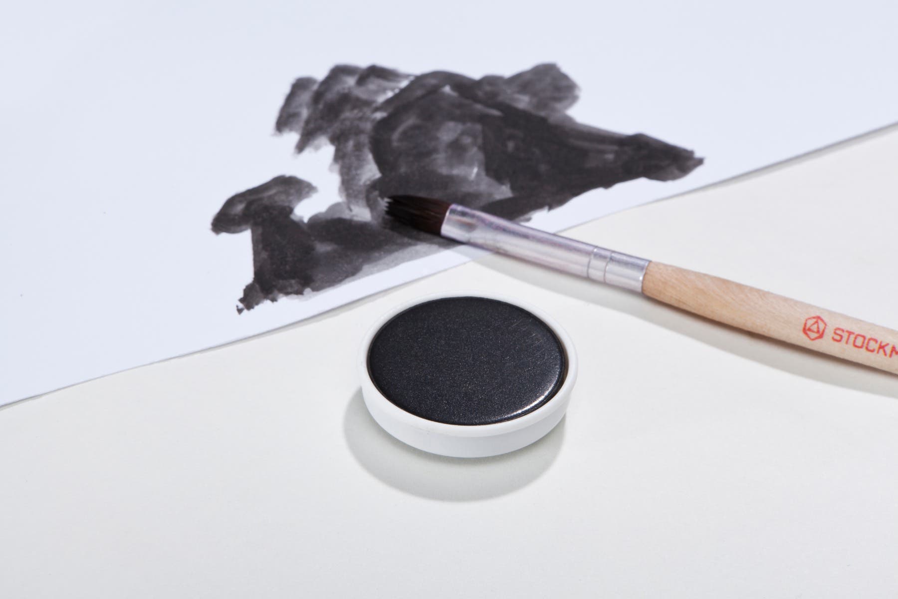 Stockmar Opaque colourbox Replacement colour 10 Pieces - Black image
