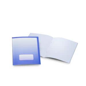 Exercise Book Small 16x21cm Portrait Format Graph 5x5mm Pack of 25 - Blue