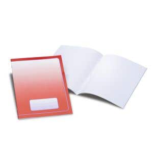 Exercise Book Large Lined Pack of 25 - Red