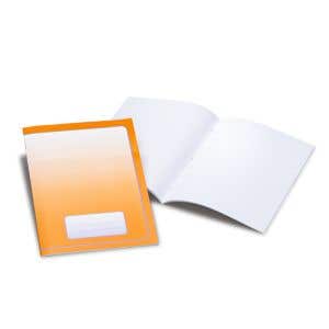 Exercise Book Large Blank Pack of 25 - Orange