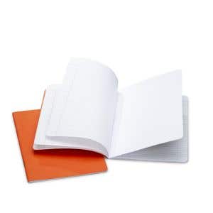 Composition Book Poetry 21x25cm 4-Sheets Lined/1 Drawing Sheet Pack of 10 - Orange