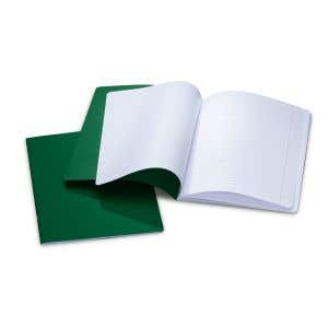 Composition Book 21x25cm 35 Lines per Page Pack of 10 - Green