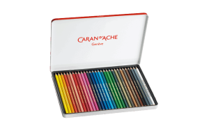 Caran d'Ache Swisscolor Watercolor Pencils Tin  