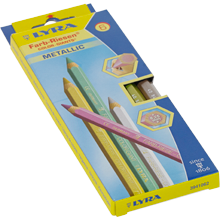 Lyra colour Giants Lacquered Metallic Assortment 6 Pencils