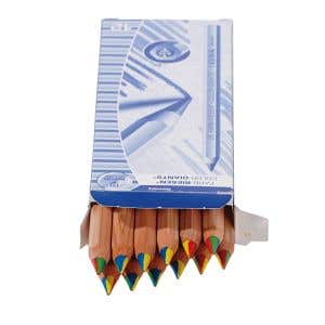 Lyra Pencils colour Giants 4-colour Hexagonal Box of 12