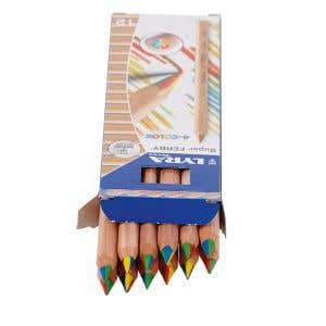 Lyra Pencils Super Ferby 4-colour Triangular Box of 12