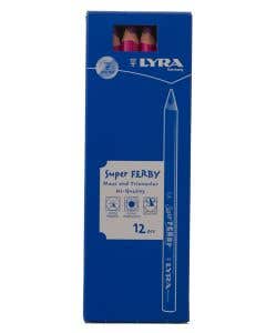 Lyra Pencils Super Ferby Lacquered Triangular Box of 12