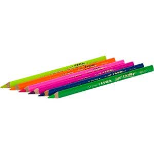 Lyra Super Ferby Lacquered Neon Assortment 6 Pencils