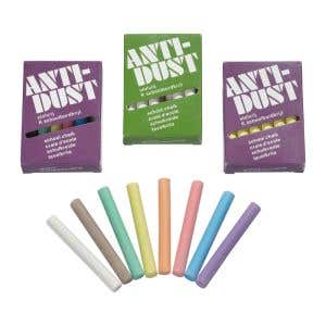 Blackboard Chalk Anti-dust 12 Pieces - White