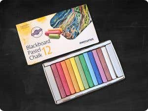Art Makes Sense Blackboard Pastel Chalk 12 assorted colours